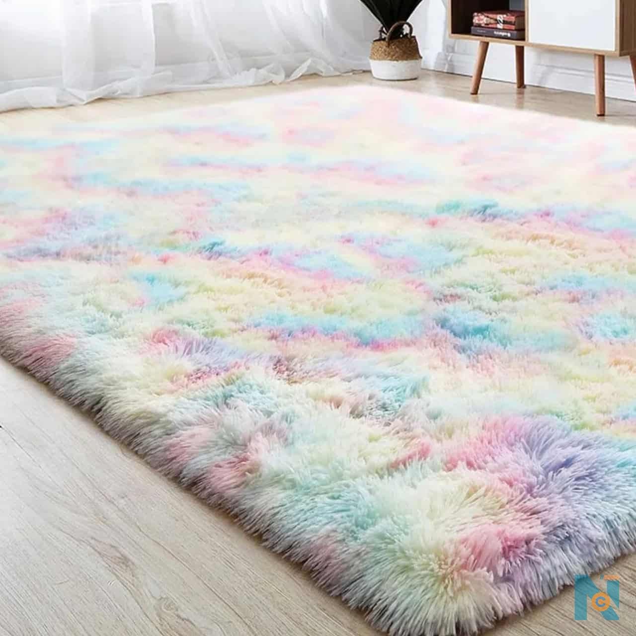 Fluffy carpets  with colour variations  - photo 6