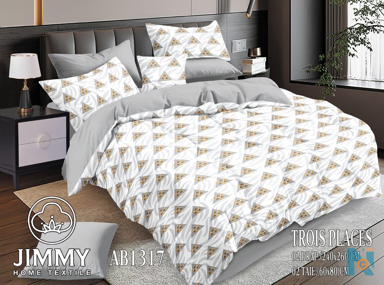 1 duvet cover with 4 pillow cases and bedsheet  - photo 5