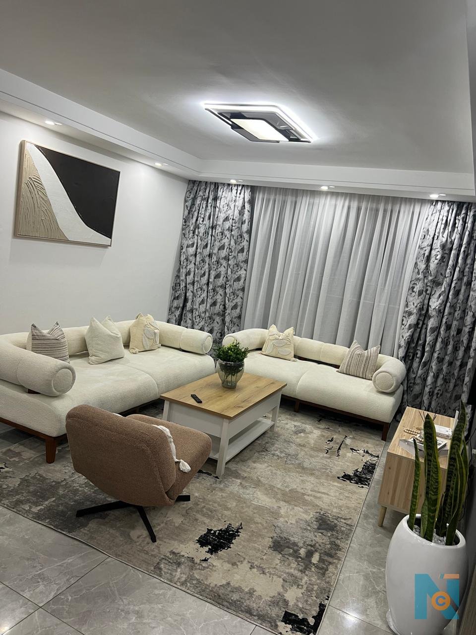 Spacious 3 Bedroom BnB in Kilimani Nairobi with Gym, Kids Playground &amp; Backup Generator: KSh 12,000 per Night - photo 2