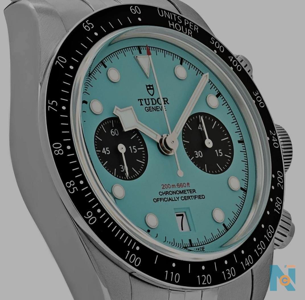 Tudor Black Bay Chrono 79360N-0024 Stainless Steel Turquoise Dial  - photo 2