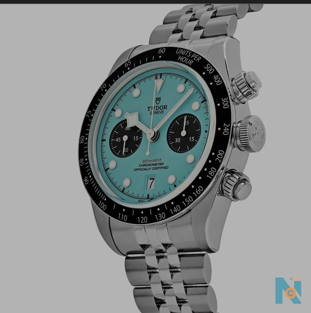 Tudor Black Bay Chrono 79360N-0024 Stainless Steel Turquoise Dial 