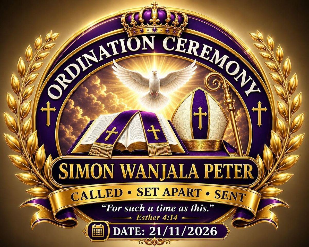 ORDINATION TO THE OFFICE of BISHOP, Apstl Simon WANJALA