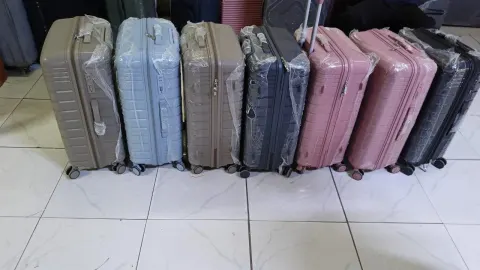Fashion 3 IN 1 UNBREAKBLE LAXURIOUS RUBBER SUITCASE BRIEFCASE TRAVEL BAG  