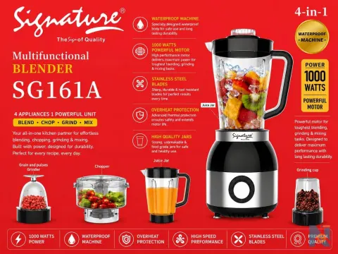Multifunctional SG-161A 4 in 1 blender 