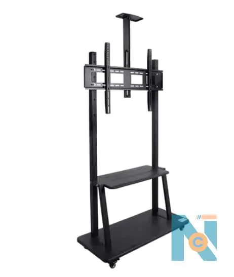 32- 100 inches Mobile tv stand trolley 