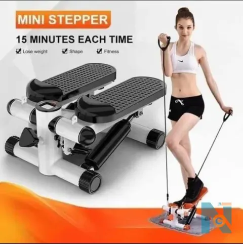 *_Mini stepper with Resistance Bands*_   ✅ *Fitness to behold* ✅  
