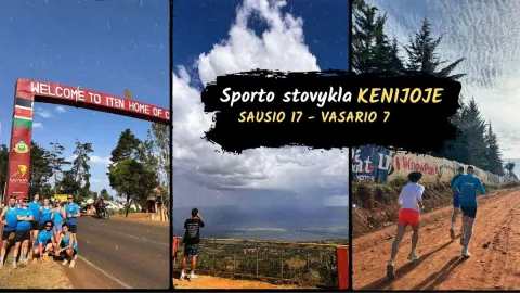 Sporto stovykla KENIJOJE