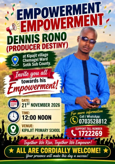 PRODUCER DESTINY'S EMPOWERMENT SUPPORT