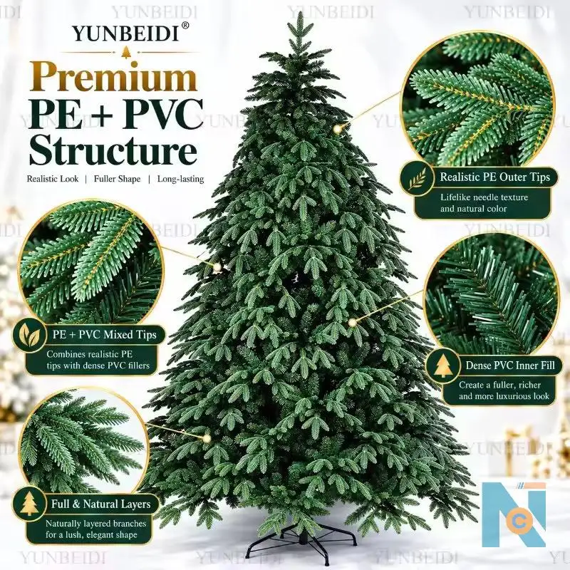 Premium Green PVC Christmas Tree &ndash; 6ft, 7ft &amp; 8ft | Nairobi, Kenya - photo 2