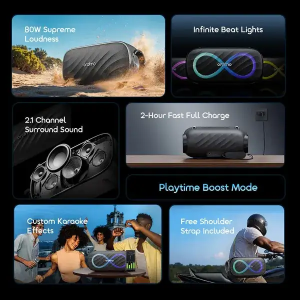 oraimo SpaceBox Pro oraimo Karaoke Bluetooth Speaker | SpaceBox Pro 80W - photo 14
