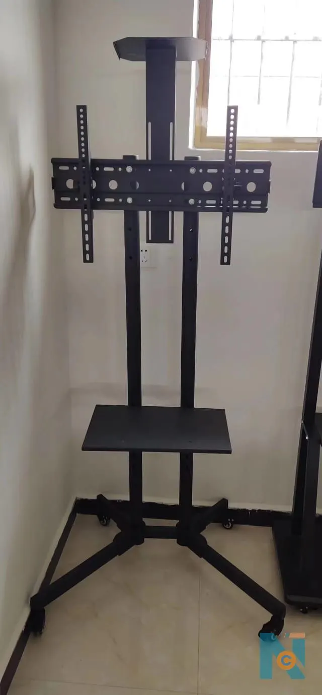 mobile tv stand trolley 32-75 inches heavy duty tv wall mount  - photo 2