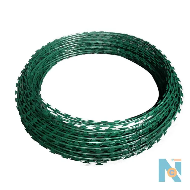 Galvanised Green 10m Razor wire - photo 2
