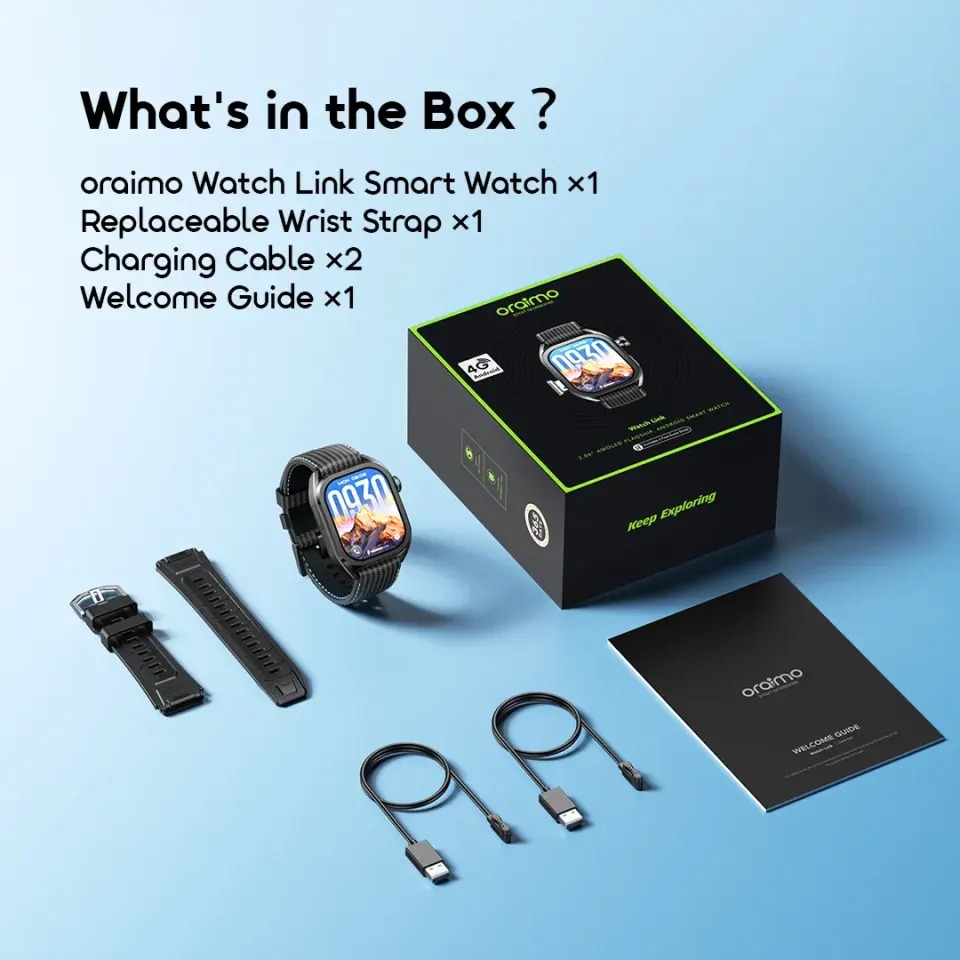 Oraimo Watch link OAW-860 2.04" standalone and camera smartwatch  - photo 8