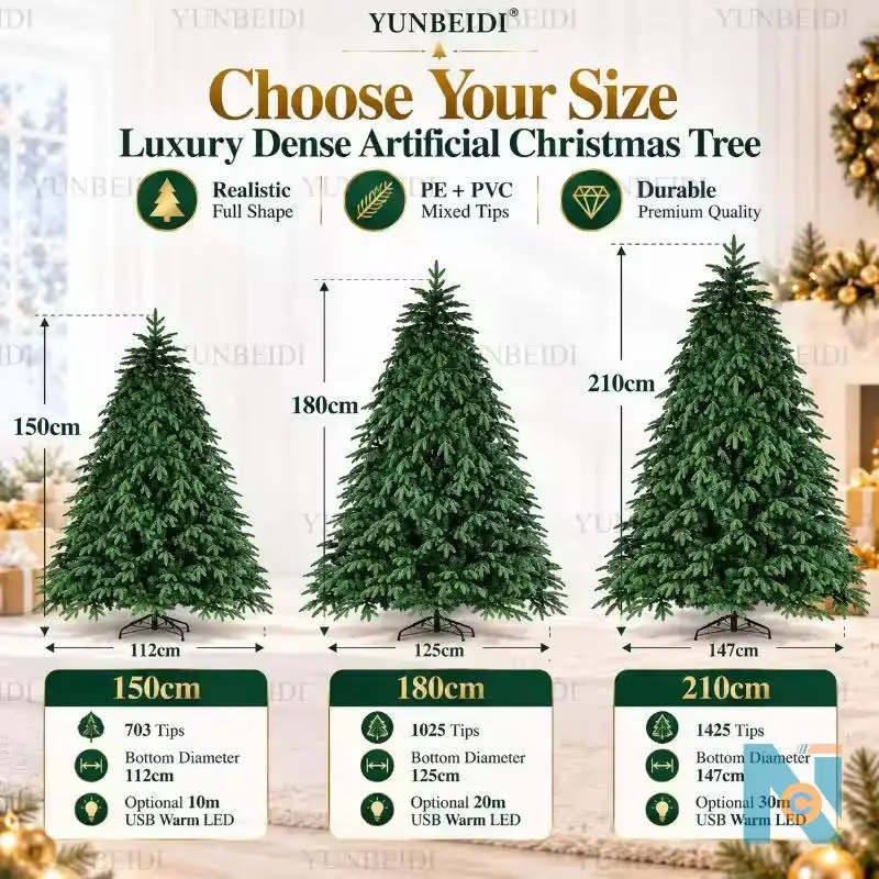 Premium Green PVC Christmas Tree &ndash; 6ft, 7ft &amp; 8ft | Nairobi, Kenya - photo 6